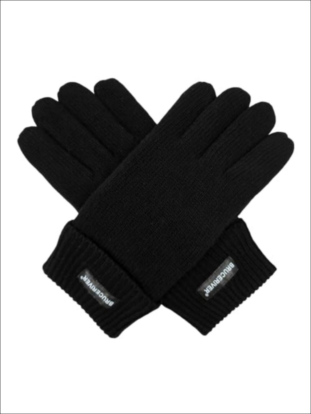 Men's Pure Wool Knitted Gloves Fleece Lined Insulated